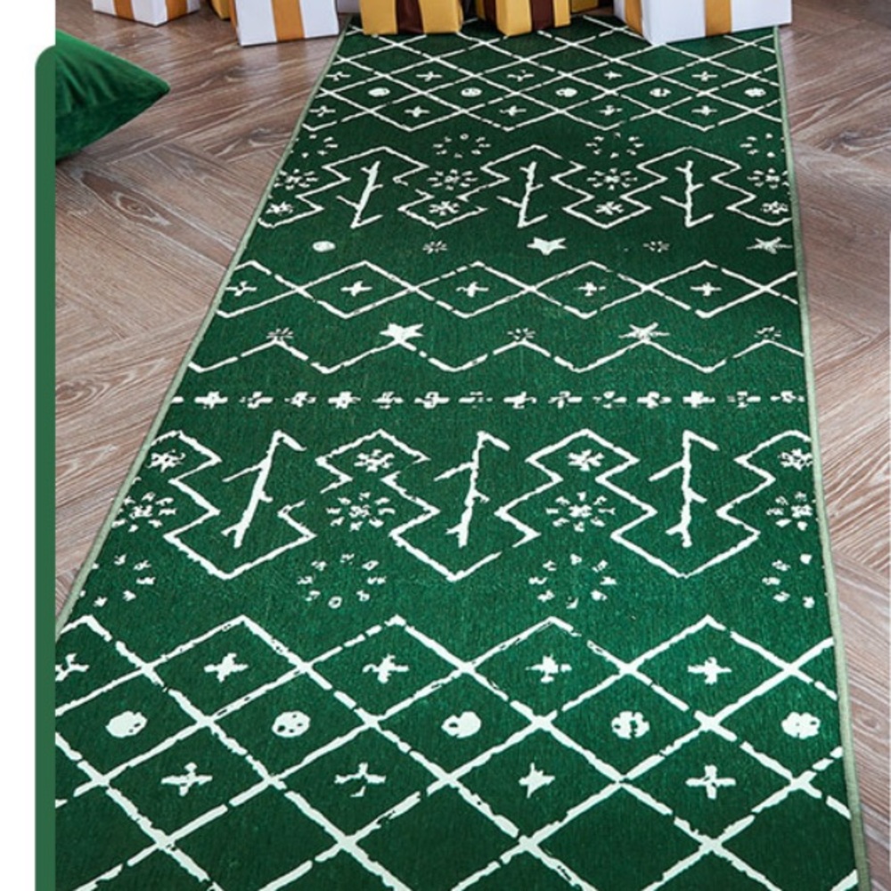 *Green Moroccan style m rug 2 x 7